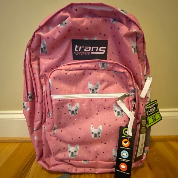 Jansport Handbags - JanSport 17" SuperMax Backpack - Fierce Frenchies